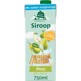 Van de Boom Peer siroop 0% suiker