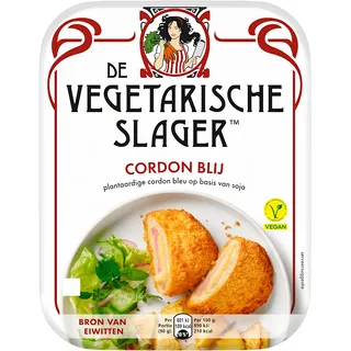 Vegetarische Slager Cordon blij