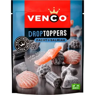 Venco Droptoppers zacht & salmiak