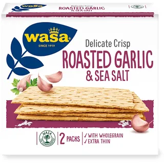 Wasa Delicate crisp roasted garlic & sea salt