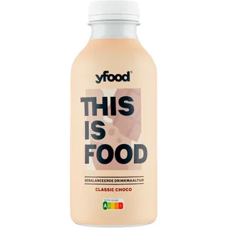 Yfood This is food drinkmaaltijd classic choco