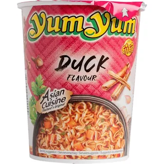 Yum Yum Duck flavour instant noodles