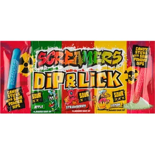 ZED CANDY Screamers Dip & Lick Hard Snoep
