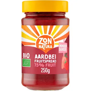 Zonnatura Aardbei fruitspread 75% fruit