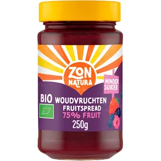 Zonnatura Woudvruchten fruitspread 75% fruit