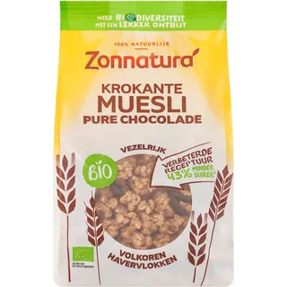 Zonnatura Krokante muesli pure chocolade