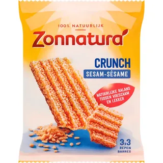 Zonnatura Crunch sesam repen 3-pack