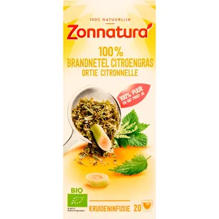 Zonnatura 100% brandnetel citroengras infusie