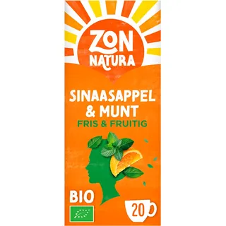 Zonnatura Bio Sinaasappel & Munt 20 Zakjes