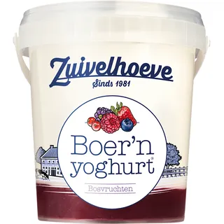Zuivelhoeve Boer'n yoghurt bosvruchten