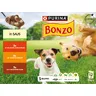 Bonzo Maaltijdzakjes in saus rund, kip, lam 12-pack