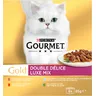 Gourmet Gold luxe mix met rund kip zeevis eend 8-pack