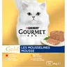 Gourmet Gold mousse tonijn lever kalkoen rund 8-pack