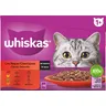 Whiskas 1+ Classic selectie in saus 12-pack