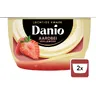 Danio Luchtige kwark aardbei vanille 2-pack