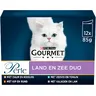 Gourmet Perle land en zee duo minifilets in saus 12-pack