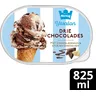 Ijssalon drie chocolades