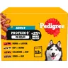 Pedigree Adult protein+ selectie in gelei 12-pack