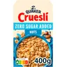 Quaker Cruesli zero sugar added nuts