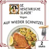 Vegetarische Slager Vegan auf wieder schnitzel