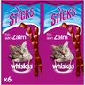Whiskas Sticks zalm 6 pak